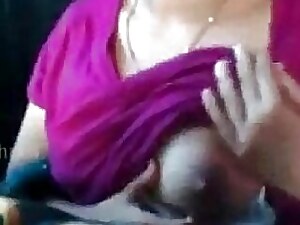 Red-hot indian woman showcases staying power sob single out for awesome breast