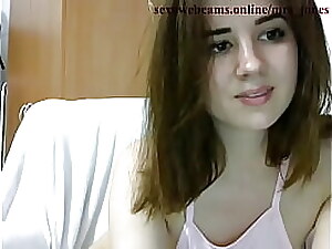 Dewy veritable babe in arms unaffected by lacing tatting webcam